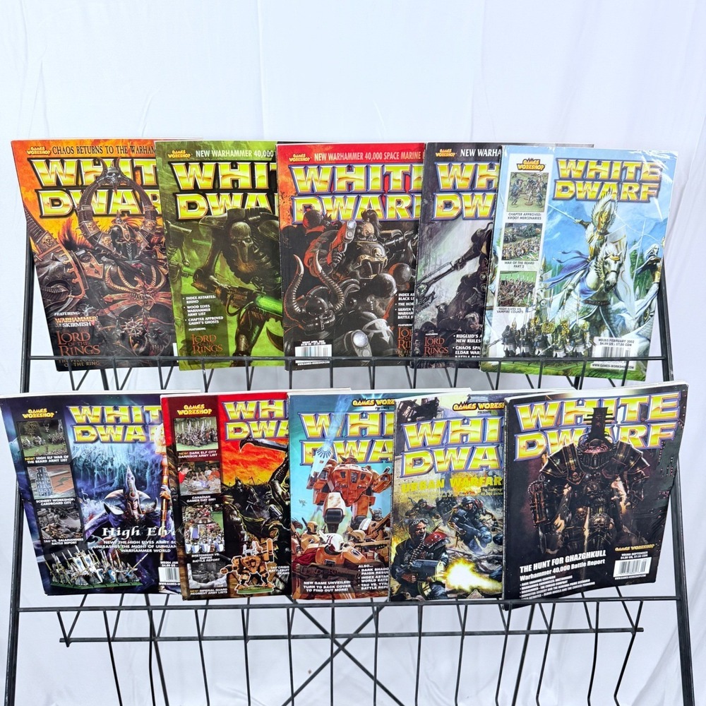 Games Workshop White Dwarf Magazine 260-269 Lot Warhammer 40k Lord of the Rings